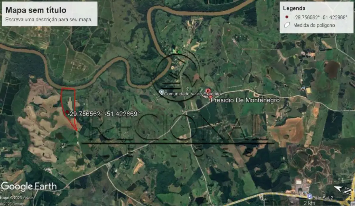 LOTE 017 - AREA RURAL COM 12.000,0MTS2 (MONTENEGRO/RS)