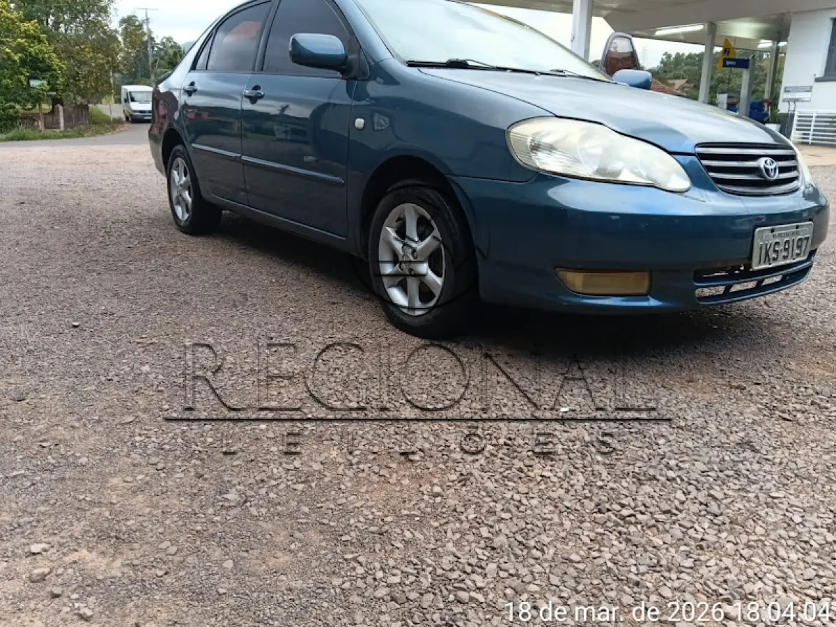 LOTE 007 - TOYOTA/COROLLA XEI18VVT 2002/2003 (MONTENEGRO/RS)