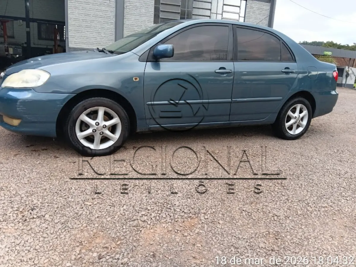 LOTE 007 - TOYOTA/COROLLA XEI18VVT 2002/2003 (MONTENEGRO/RS)