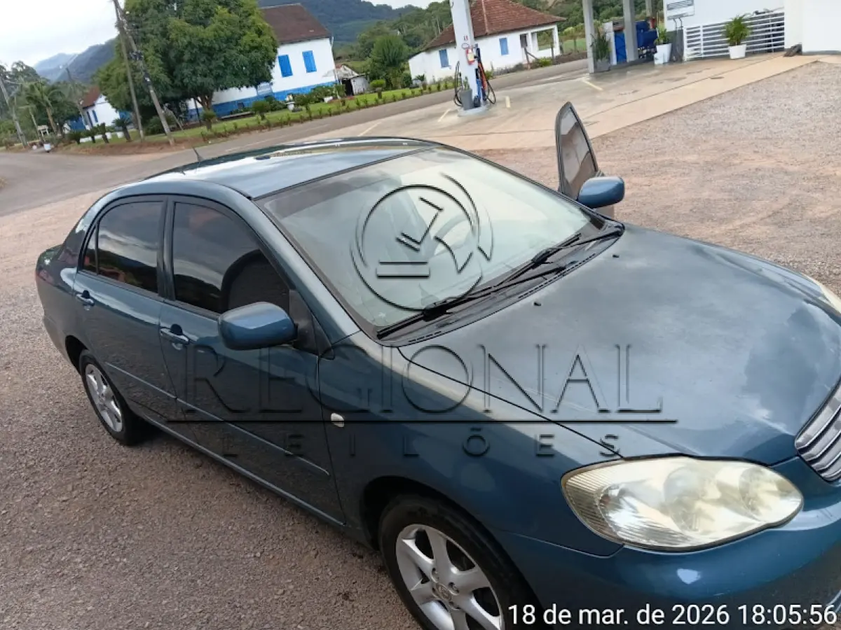 LOTE 007 - TOYOTA/COROLLA XEI18VVT 2002/2003 (MONTENEGRO/RS)