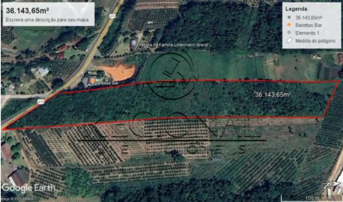 LOTE 007 - AREA DE 36.143,65 M2 (MONTENEGRO/RS)