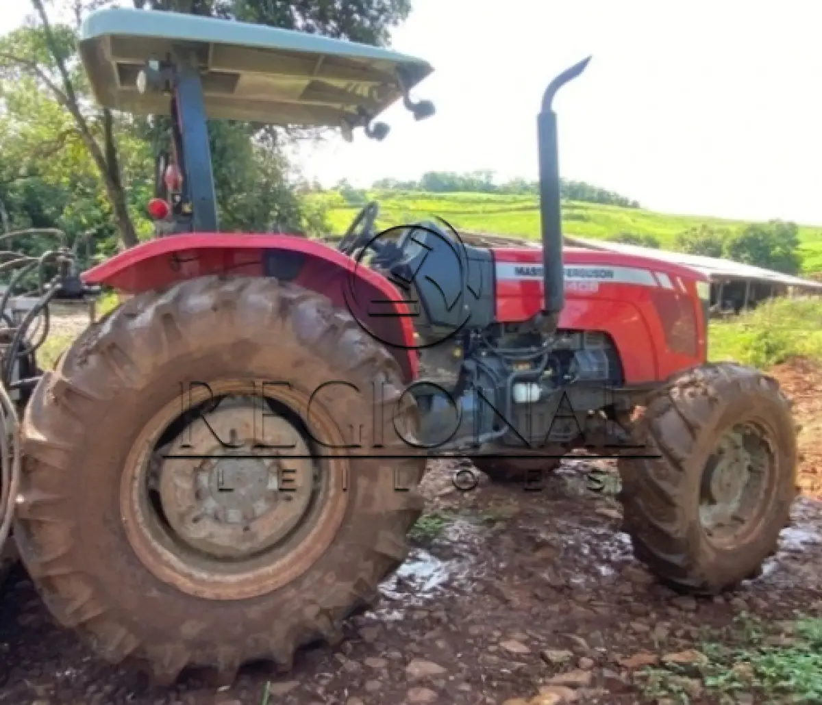 LOTE 011 - TRATOR MASSEY FERGUSON 4408 2021/2022 (MINAS DO LEÃO/RS)