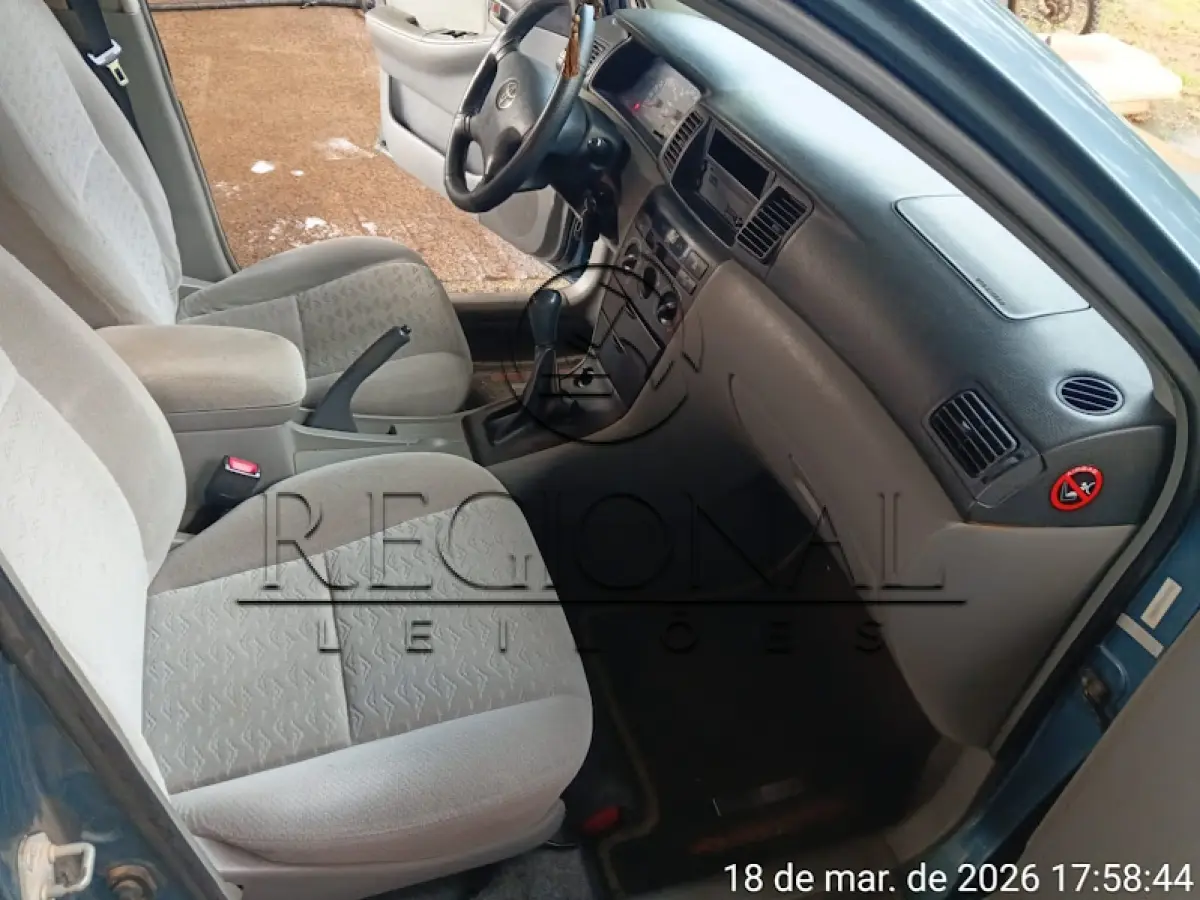 LOTE 007 - TOYOTA/COROLLA XEI18VVT 2002/2003 (MONTENEGRO/RS)