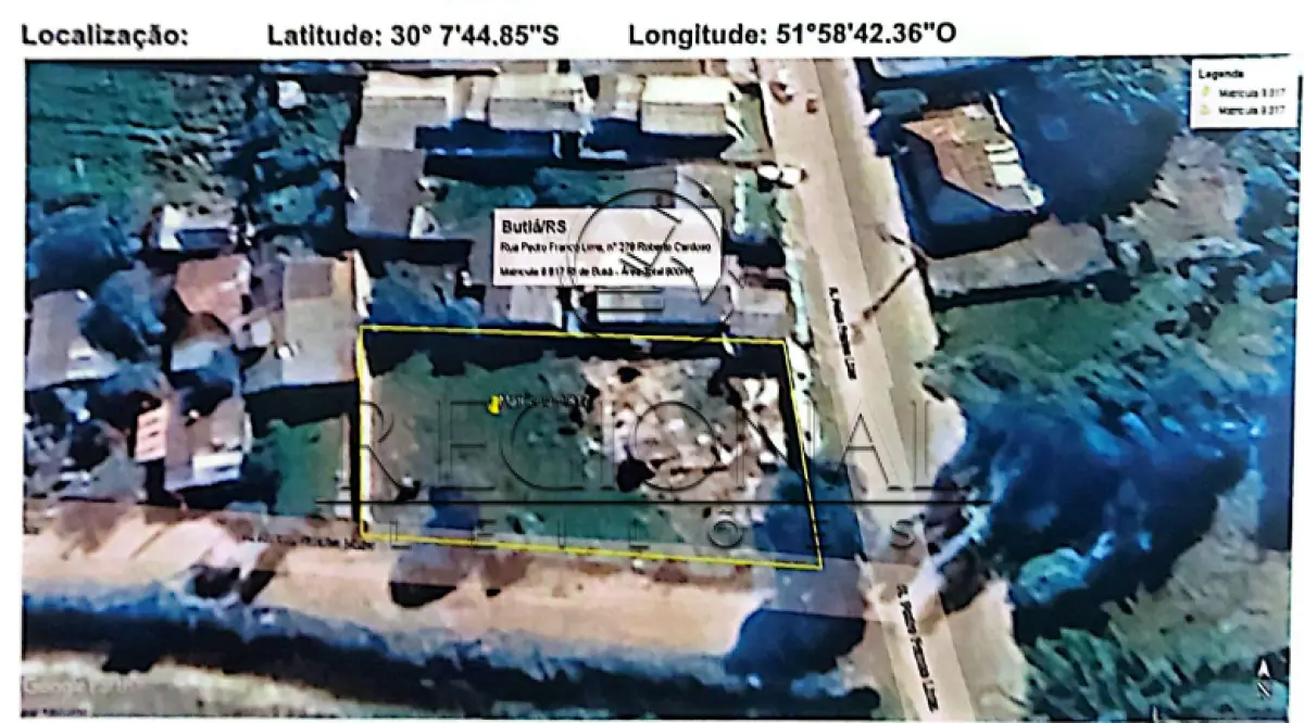 LOTE 022 - TERRENO URBANO 800,00M2 (BUTIA/RS)