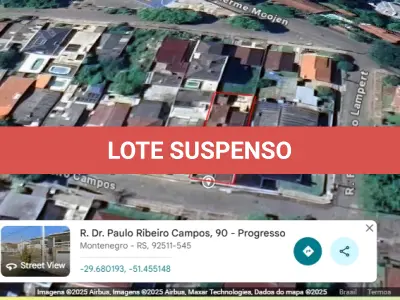 LOTE 002 - PREDIO DE ALVENARIA (MONTENEGRO/RS)