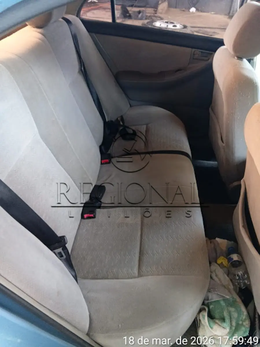 LOTE 007 - TOYOTA/COROLLA XEI18VVT 2002/2003 (MONTENEGRO/RS)