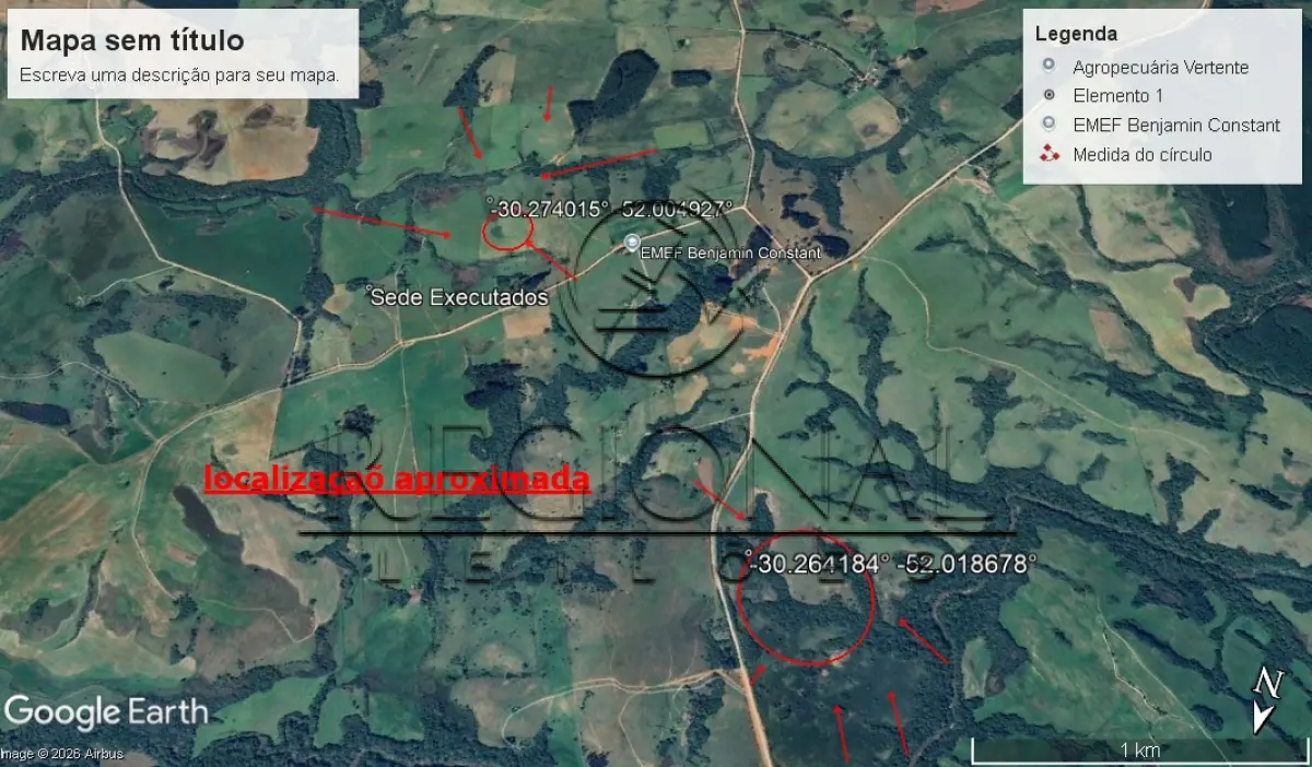 LOTE 009 - 50% DE 42,5584 HA DE TERRAS (BUTIA/RS)